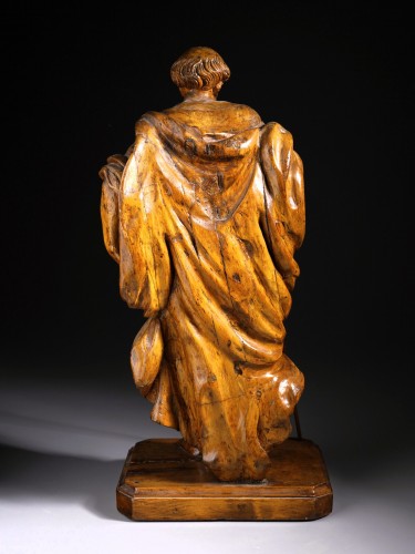 Sculpture Sculpture en Bois - Saint Paul l'Apôtre, Maître lombard fin du XVIIe siècle